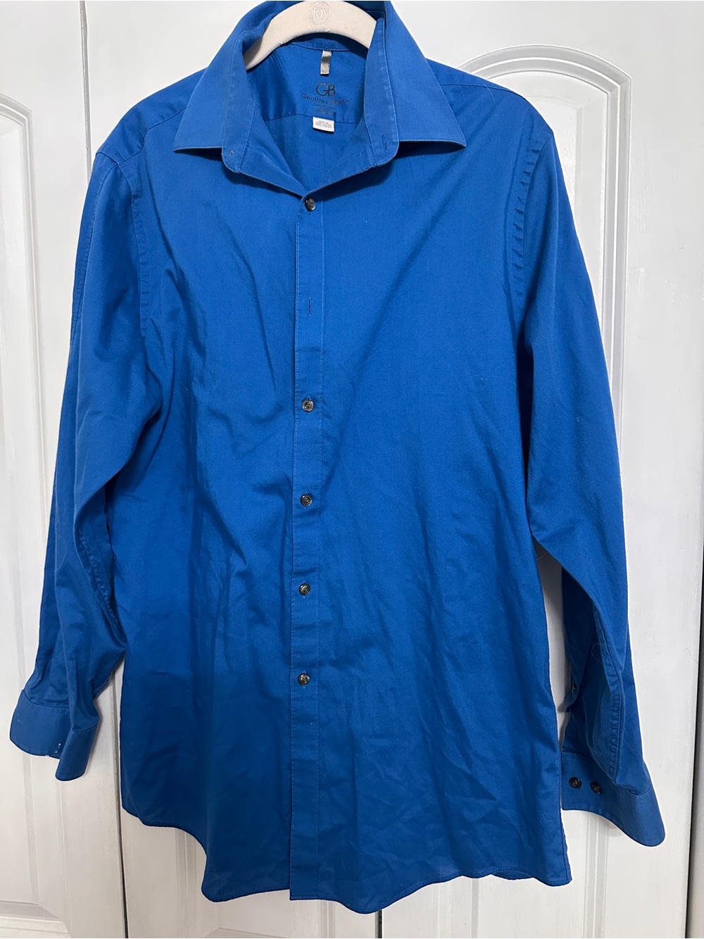 Geoffrey Beene Men's Blue Dress Shirt